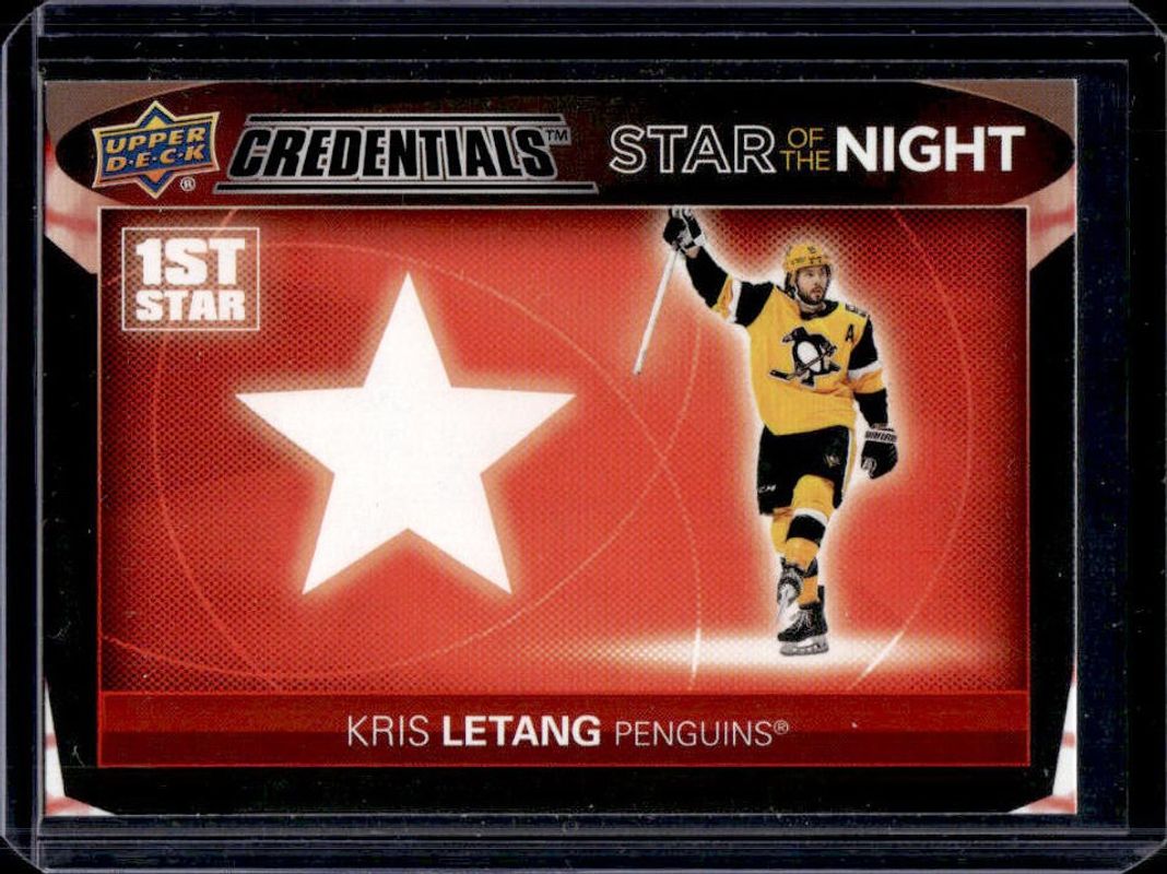 2021 Upper Deck Credentials #1S-5 Stars of the Night - First Star