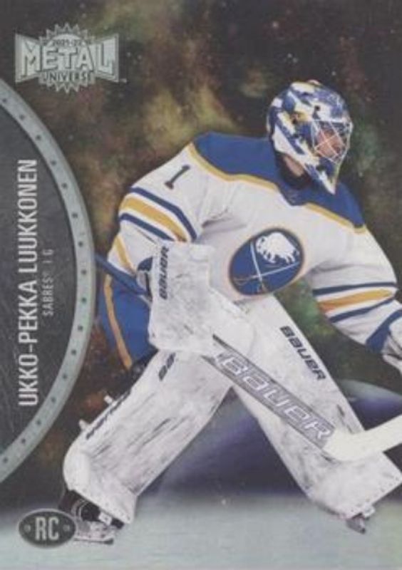 Ukko-Pekka Luukkonen 2021 Metal Universe #158 Spectrum Rookie RAW