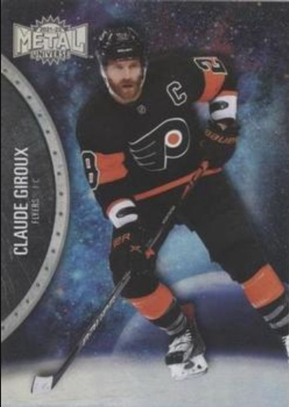 Claude Giroux 2021 Metal Universe #94 Spectrum RAW