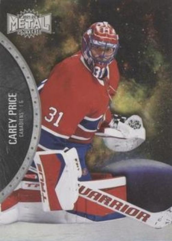 Carey Price 2021 Metal Universe #60 Spectrum RAW