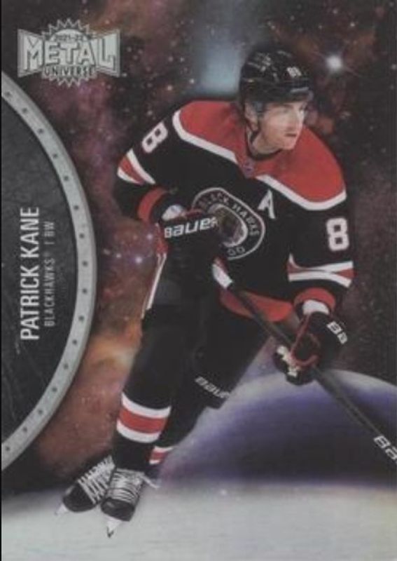 Patrick Kane 2021 Metal Universe #135 Spectrum RAW