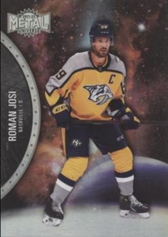 Roman Josi 2021 Metal Universe #129 Spectrum RAW