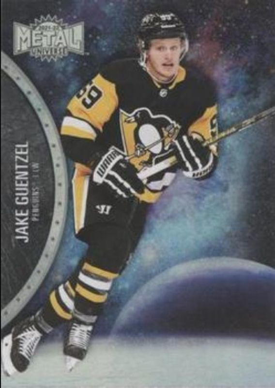 Jake Guentzel 2021 Metal Universe #74 Spectrum RAW