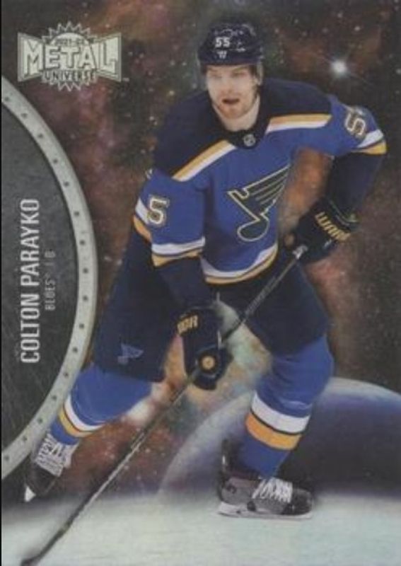 Colton Parayko 2021 Metal Universe #56 Spectrum RAW