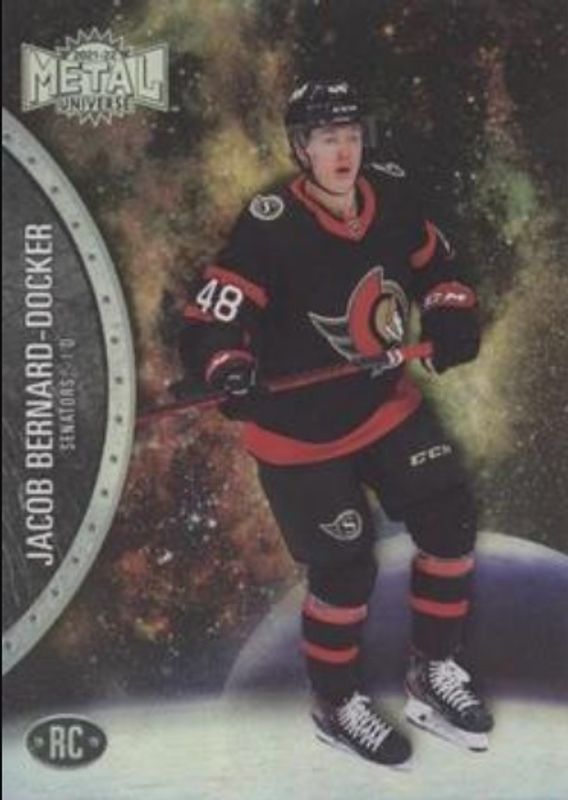 Jacob Bernard-Docker 2021 Metal Universe #163 Spectrum Rookie RAW