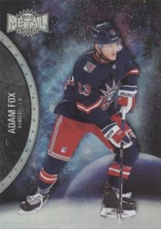 Adam Fox 2021 Metal Universe #144 Spectrum RAW