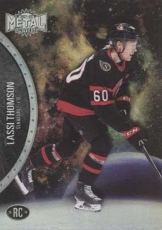 Lassi Thomson 2021 Metal Universe #194 Spectrum Rookie RAW