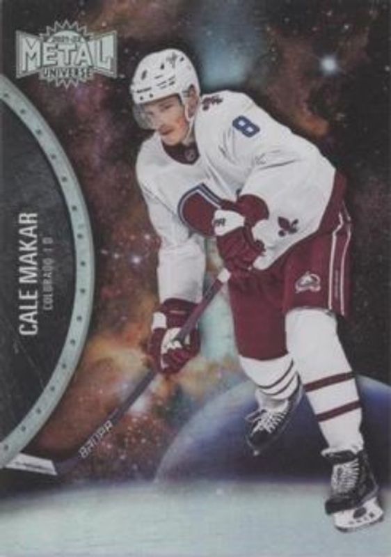 Cale Makar 2021 Metal Universe #112 Spectrum RAW