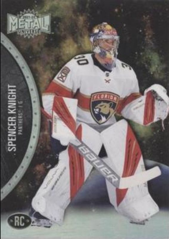 Spencer Knight 2021 Metal Universe #160 Spectrum Rookie RAW