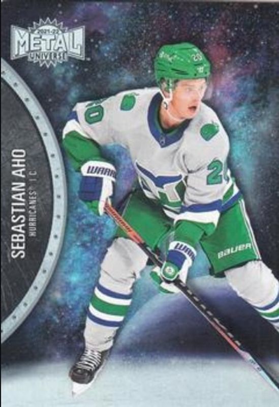 Sebastian Aho 2021 Metal Universe #110 Spectrum RAW