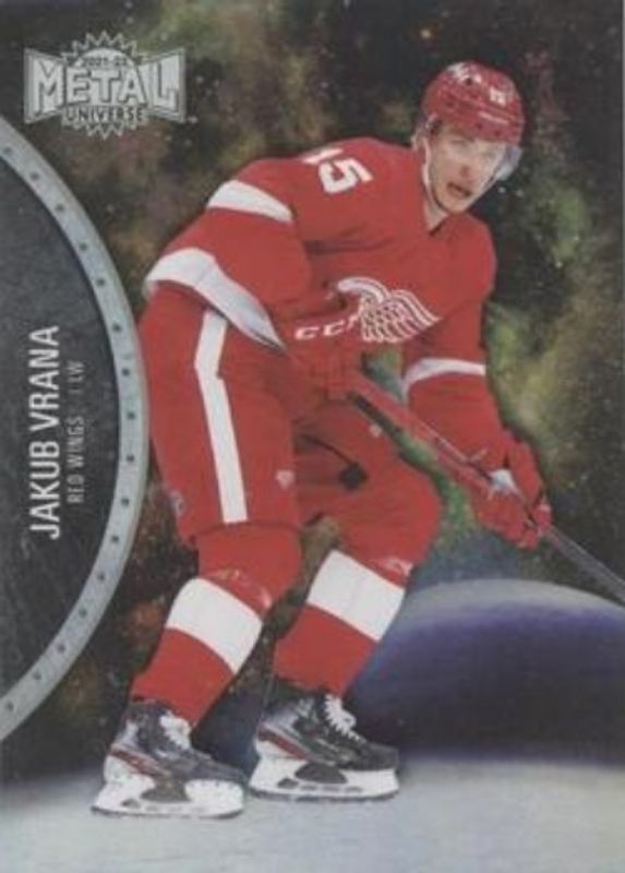 Jakub Vrana 2021 Metal Universe #18 Spectrum RAW