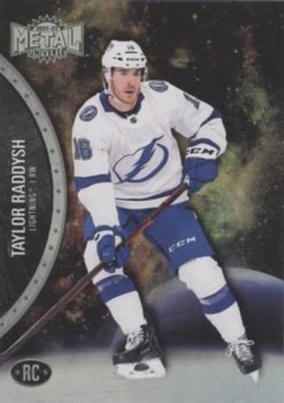 Taylor Raddysh 2021 Metal Universe #169 Spectrum Rookie RAW