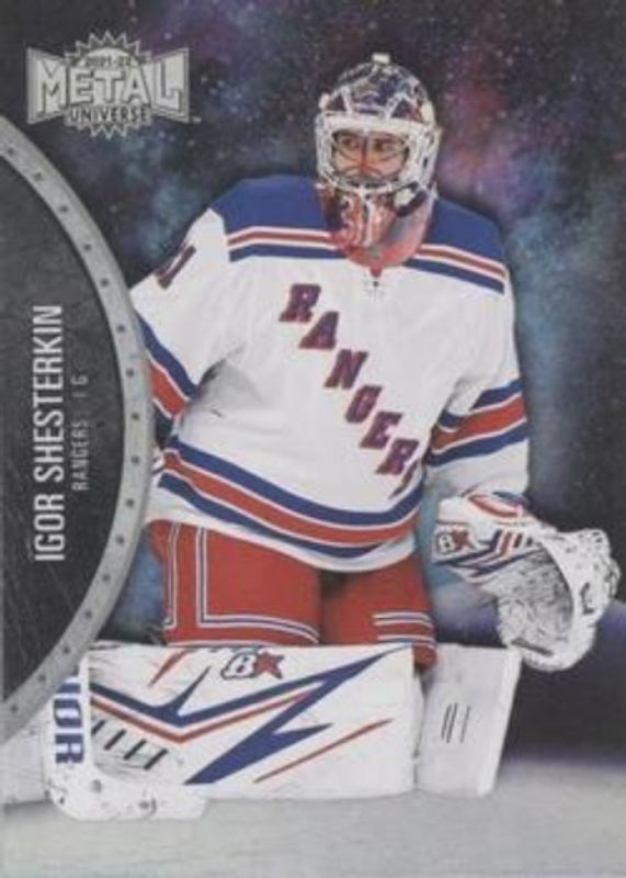 Igor Shesterkin 2021 Metal Universe #84 Spectrum RAW