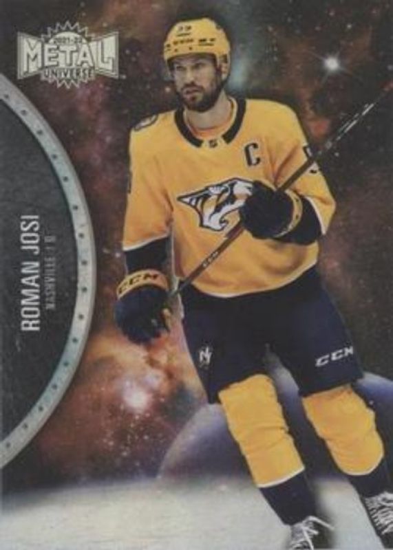 Roman Josi 2021 Metal Universe #26 Spectrum RAW