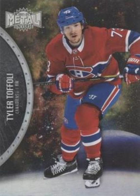 Tyler Toffoli 2021 Metal Universe #78 Spectrum RAW