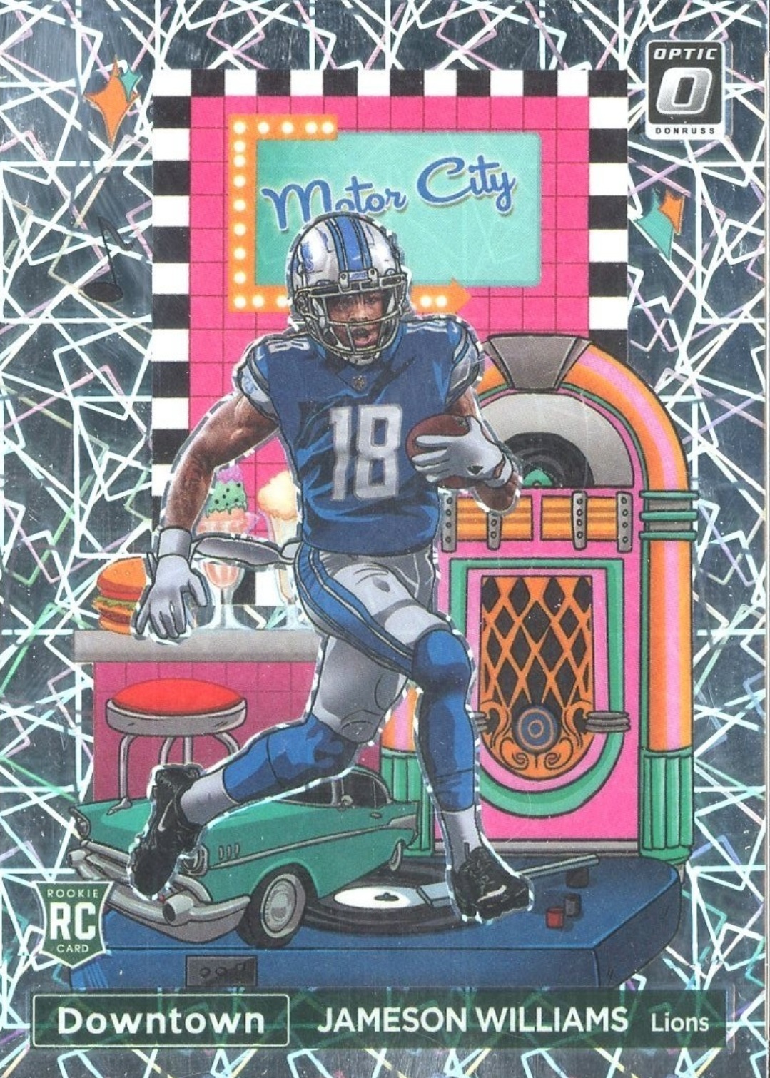 Jameson Williams 2022 Panini Donruss Optic #DT-JW Downtown /(SSP) Price ...