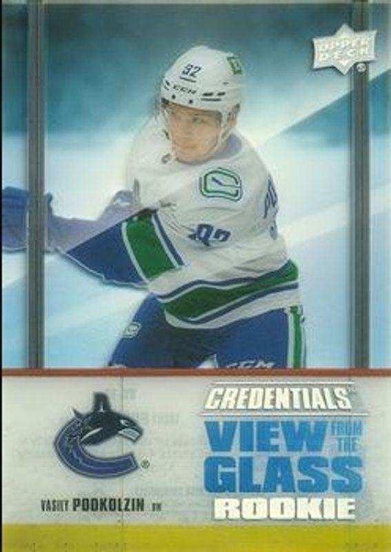 2021 Upper Deck Credentials #VG-16 View from the Glass