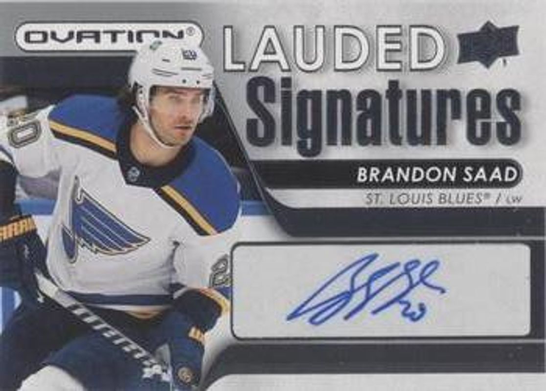 2021 Upper Deck Ovation #LS-BS Lauded Signatures