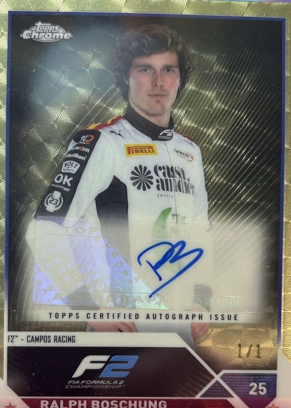 2023 Topps Chrome Formula 1 #CAC-RB Autographs - Superfractor /1