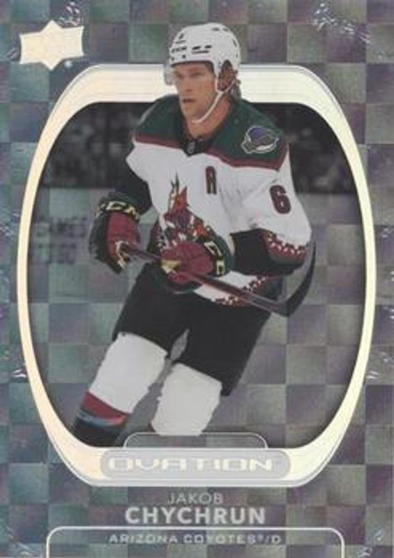 Jakob Chychrun 2021 Upper Deck Ovation #13 Checkerboard RAW