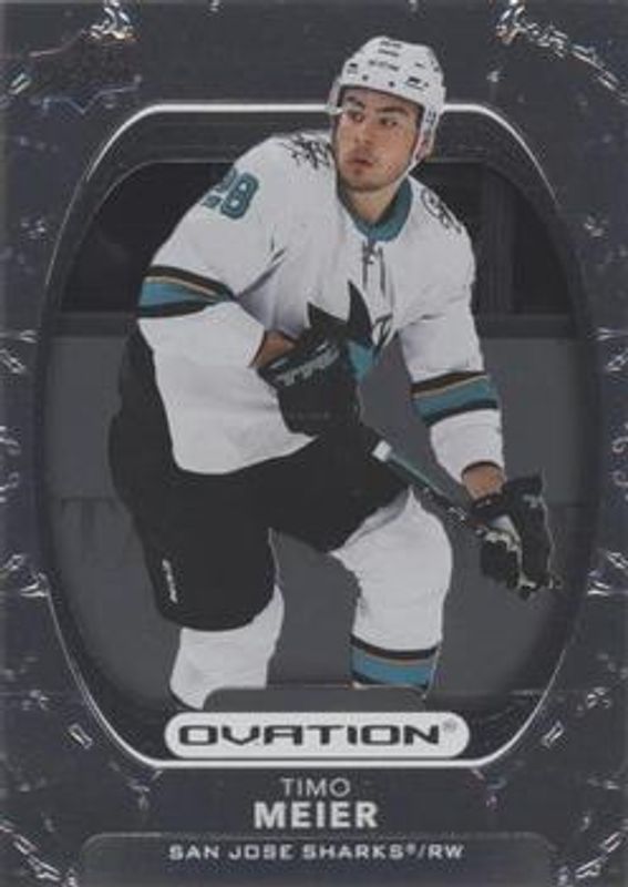 Timo Meier 2021 Upper Deck Ovation #84 Silver Foil RAW