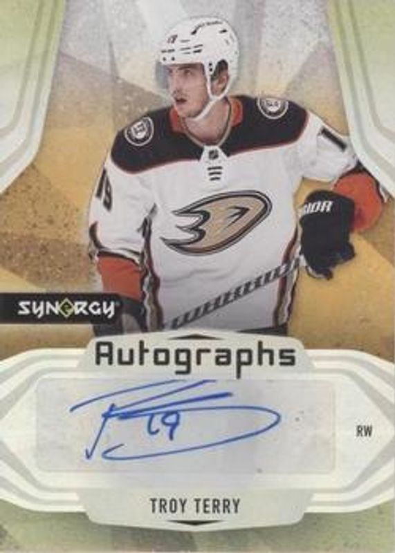 Troy Terry 2021 Upper Deck Synergy #A-TT Autographs RAW