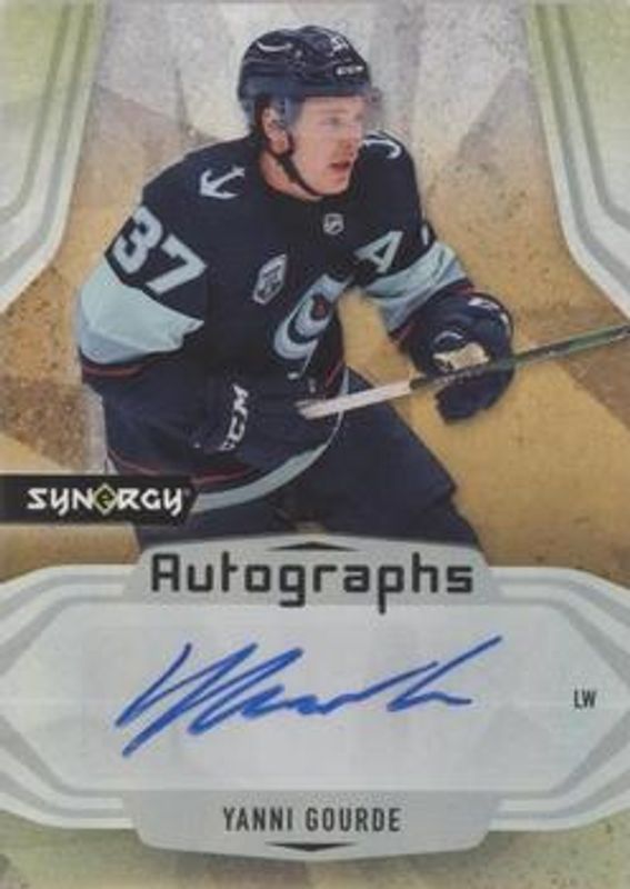 Yanni Gourde 2021 Upper Deck Synergy #A-YG Autographs RAW
