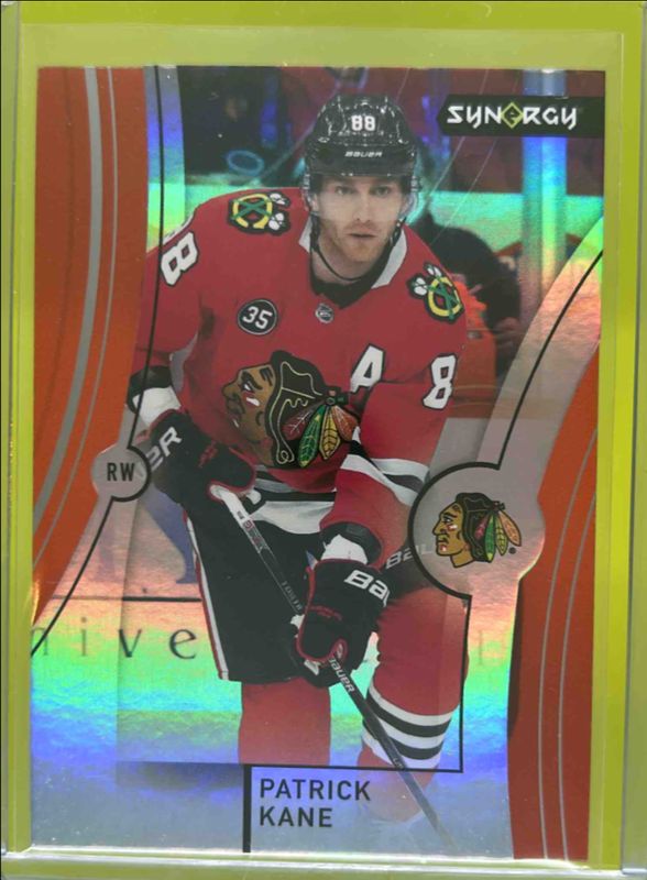 Patrick Kane 2021 Upper Deck Synergy #47 Red Codes RAW