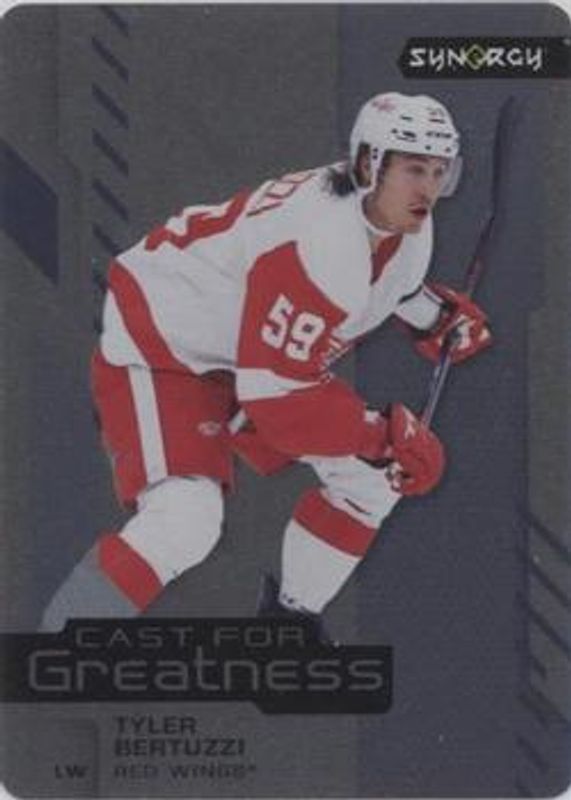 Tyler Bertuzzi 2021 Upper Deck Synergy #CG-25 Cast For Greatness RAW