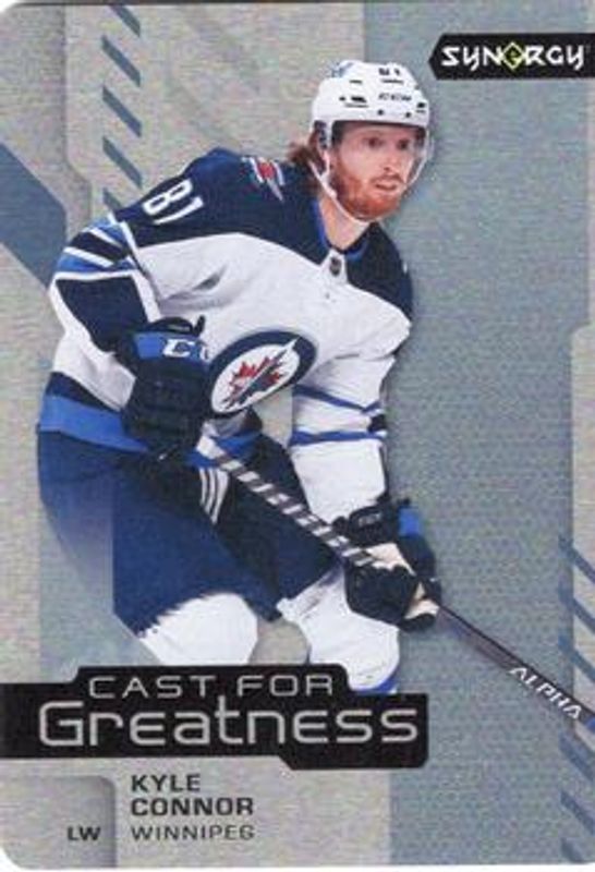 Kyle Connor 2021 Upper Deck Synergy #CG-28 Cast For Greatness RAW