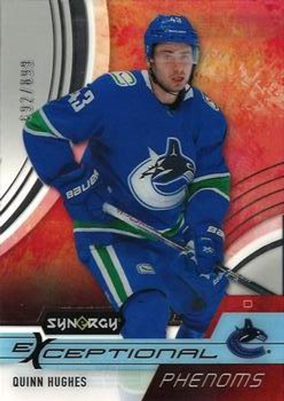 2021 Upper Deck Synergy #EP-QH Exceptional Phenoms /899