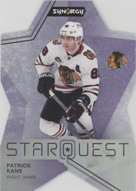 Patrick Kane 2021 Upper Deck Synergy #SQ-24 Star Quest RAW