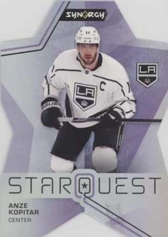 Anze Kopitar 2021 Upper Deck Synergy #SQ-23 Star Quest RAW
