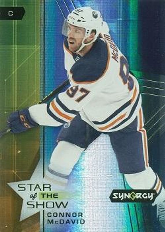 Connor McDavid 2021 Upper Deck Synergy #SOS-19 Star of the Show RAW