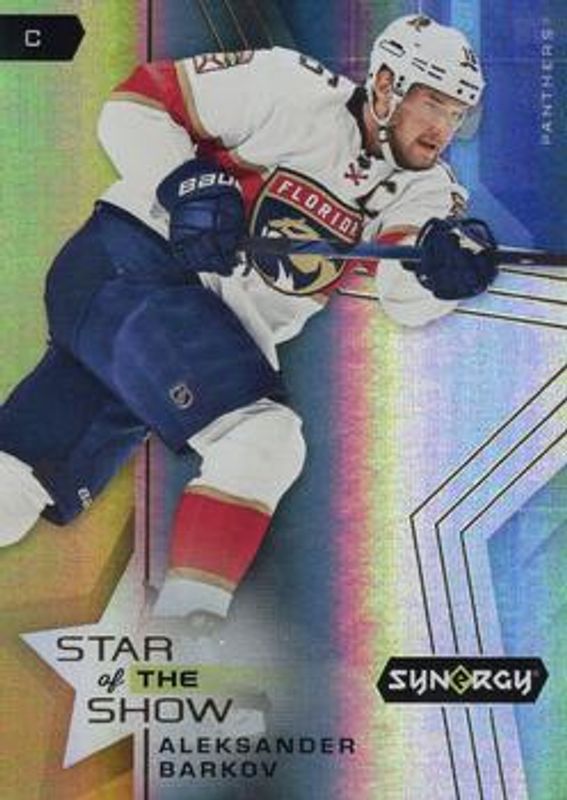 Aleksander Barkov 2021 Upper Deck Synergy #SOS-9 Star of the Show RAW