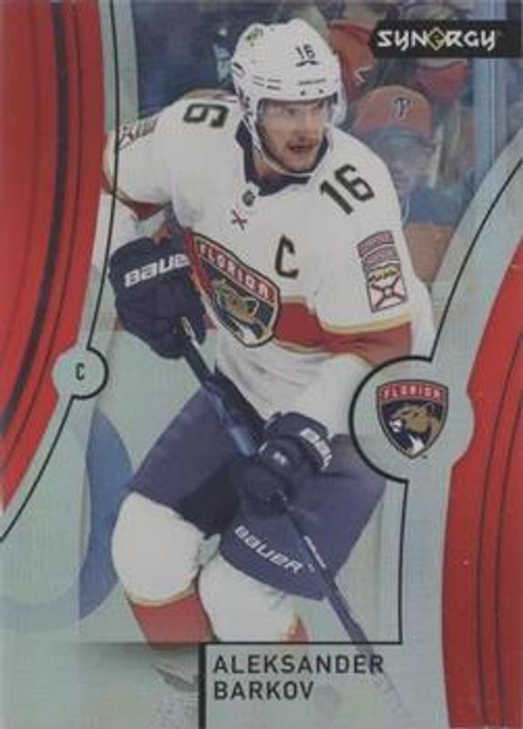 Aleksander Barkov 2021 Upper Deck Synergy #21 Red RAW