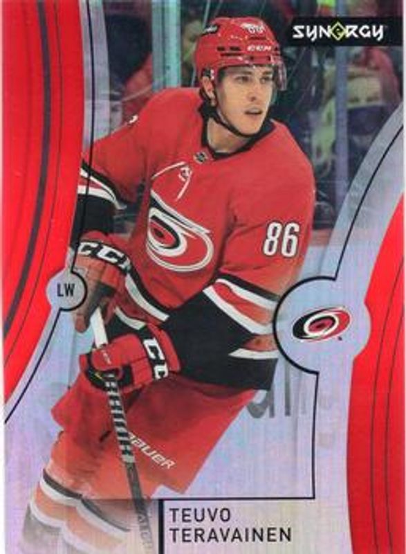 Teuvo Teravainen 2021 Upper Deck Synergy #37 Red RAW