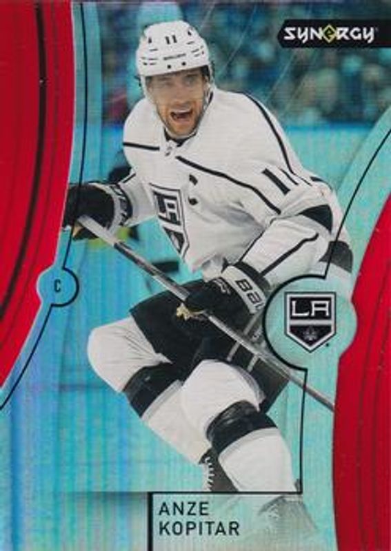 Anze Kopitar 2021 Upper Deck Synergy #14 Red RAW