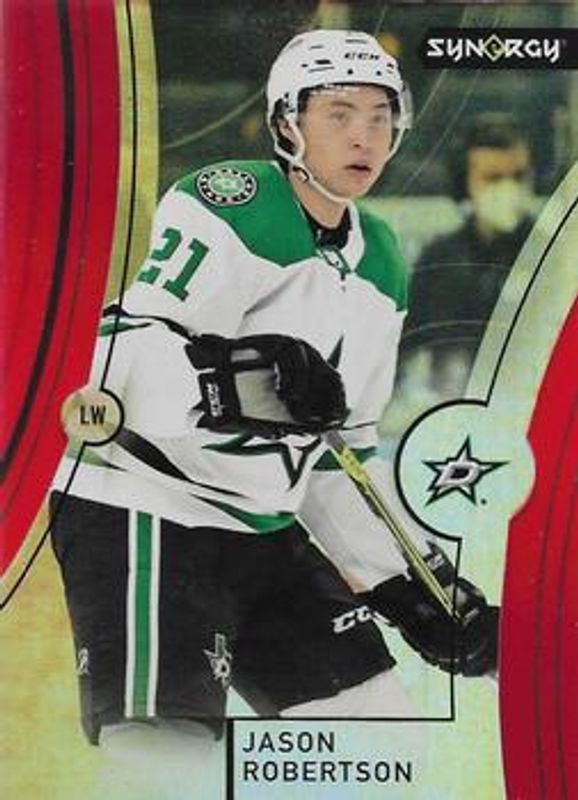 Jason Robertson 2021 Upper Deck Synergy #4 Red RAW