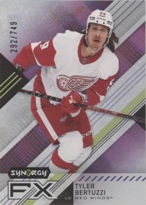 Tyler Bertuzzi 2021 Upper Deck Synergy #FX-TB Synergy FX /749 RAW