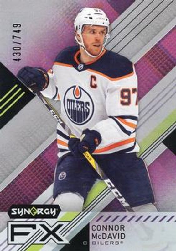 Connor McDavid 2021 Upper Deck Synergy #FX-MC Synergy FX /749 RAW