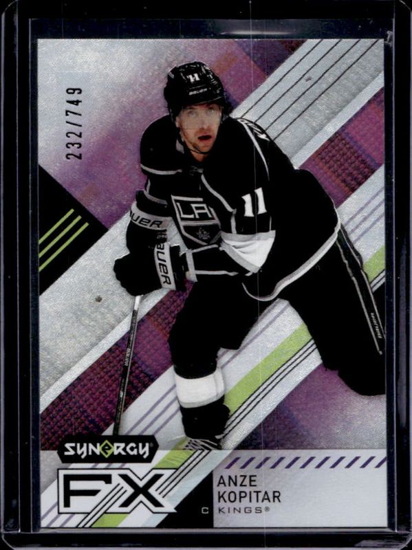 Anze Kopitar 2021 Upper Deck Synergy #FX-AK Synergy FX /749 RAW