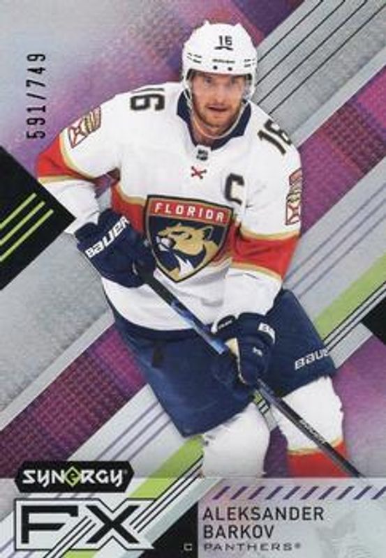 Aleksander Barkov 2021 Upper Deck Synergy #FX-AB Synergy FX /749 RAW