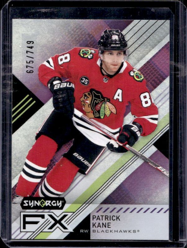 Patrick Kane 2021 Upper Deck Synergy #FX-PK Synergy FX /749 RAW
