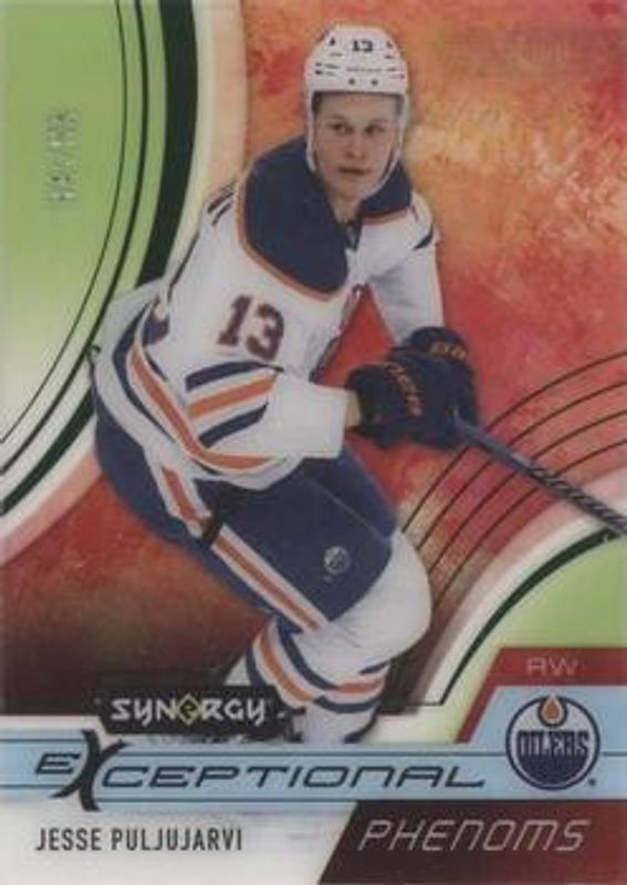 2021 Upper Deck Synergy #EP-JP Exceptional Phenoms - Green /99