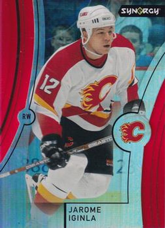 Jarome Iginla 2021 Upper Deck Synergy #71 Red RAW