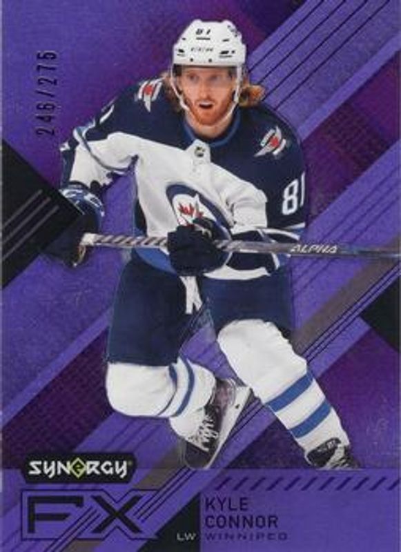 Kyle Connor 2021 Upper Deck Synergy #FX-KC Synergy FX - Purple /275 RAW