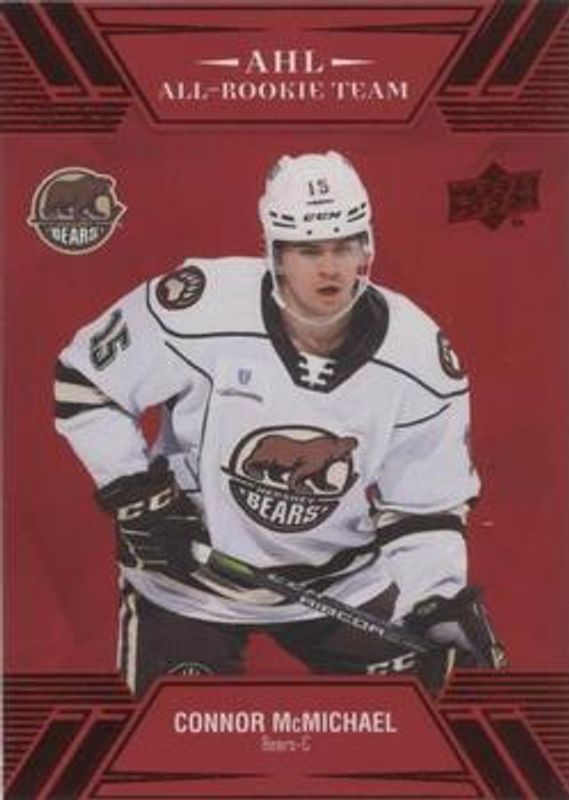 Connor McMichael 2021 Upper Deck AHL #R-5 AHL All Rookie Team - Red RAW