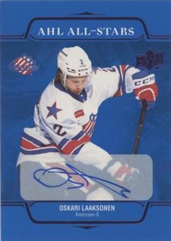 2021 Upper Deck AHL #AS-8 AHL All Stars Autographs