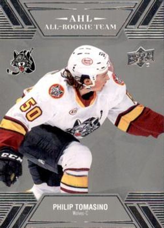 Philip Tomasino 2021 Upper Deck AHL #R-6 AHL All Rookie Team RAW